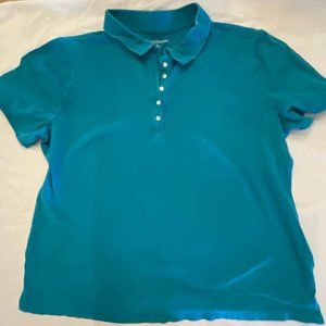 Croft & Barrow Teal Polo Shirt